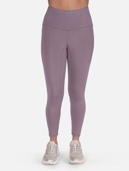 Wear Jukebox - Purple Solid Skinny Fit Tights