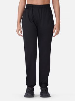 Wear Jukebox - Black Solid Relaxed Fit Joggers