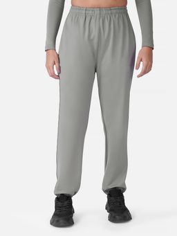 Wear Jukebox - Grey Solid Relaxed Fit Joggers
