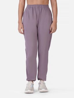 Wear Jukebox - Purple Solid Relaxed Fit Joggers