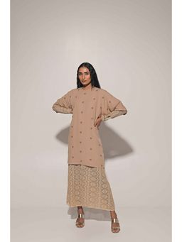 Kriti Bapna - Women Beige Airi Dress With Shirt