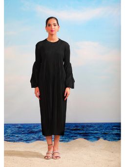 O-PAP STYLE - Women Black Rosy Long Dress