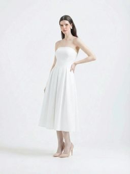 Ozeqo - Women Nysa White Dress