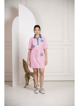 SAKSHI G CHAWLA - Kai Maple Polo A Line Mini Dress