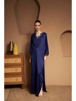SAKSHI G CHAWLA - Adila Lace Embroidered Kaftan Maxi Dress