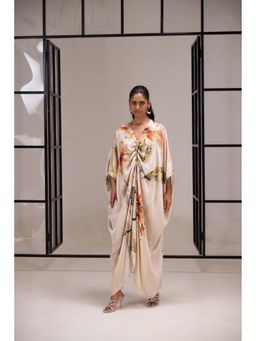 SAKSHI G CHAWLA - Wilia Floral Printed Kaftan Maxi Dress