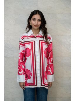Branche - Women Red Floral Shirt