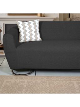 ODE & CLEO - Embroidery Cotton Cushion Covers White (18x18 inches)