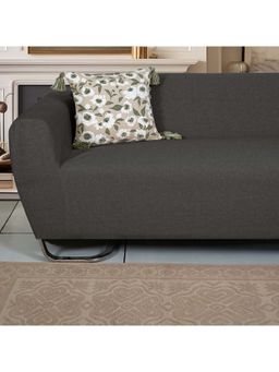 ODE & CLEO - Cotton Slub Cushion Covers Green (18x18 inches)