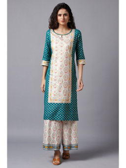 Aurelia - Green Festive Ethnic Kurta