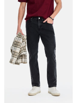 Snitch - Black Solid Jeans