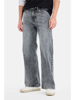 Snitch - Grey Solid Jeans