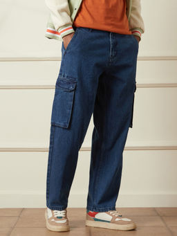 WROGN - Blue Solid Jeans