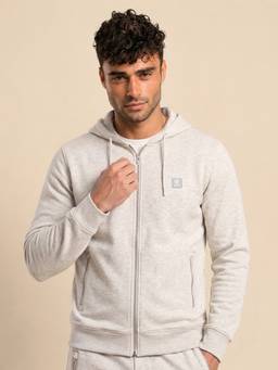 Van Heusen - Men Off White Solid/Plain Terry Jacket