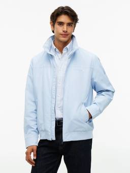 Tommy Hilfiger - Men Blue Solid/Plain Nylon Jacket