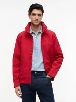 Tommy Hilfiger - Men Red Solid/Plain Nylon Jacket