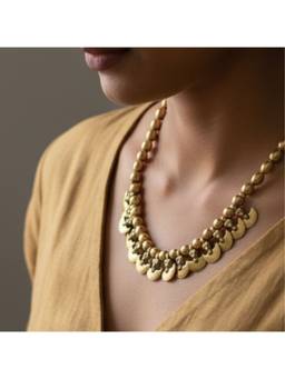Studio Anviksha - Gold Mishka Necklace