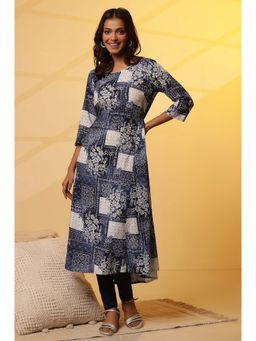 Aurelia - Blue Floral Kurta and Leggings (Set of 2)