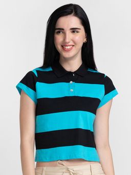 Globus - Blue Striped T-Shirt