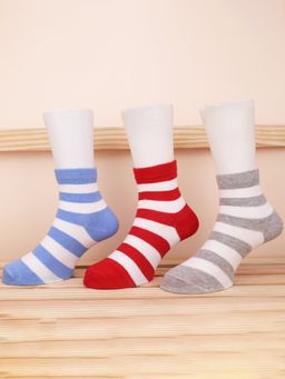 Footprints - Super Soft Organic Cotton Bamboo Unisex Kids Socks (Pack of 3)