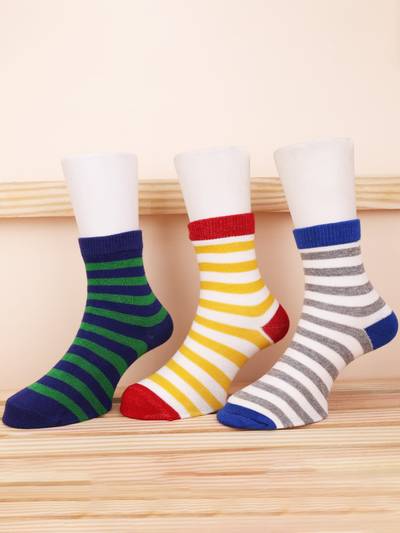 Super Soft Organic Cotton Bamboo Unisex Kids Socks (Pack of 3)