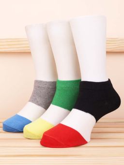 Footprints - Super Soft Organic Cotton Bamboo Unisex Kids Socks (Pack of 3)