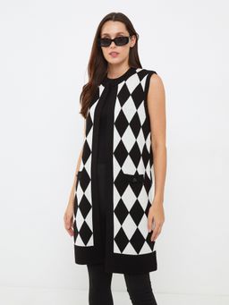 LC WAIKIKI - Classic Crew Neck Patterned Womens Knitwear Vest