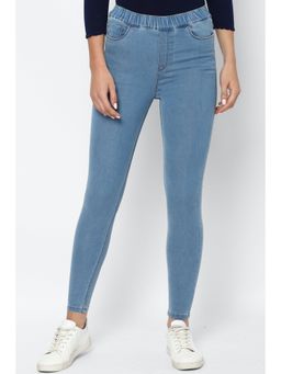 Allen Solly - Women Blue Skinny Fit Dark Wash Jeans
