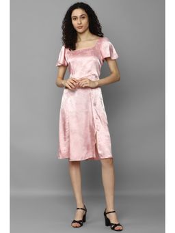 Allen Solly - Women Pink Print Party Dress
