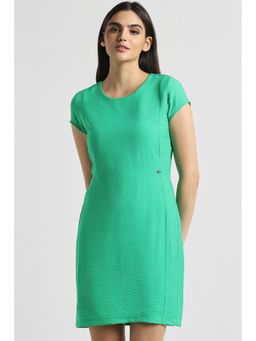 Allen Solly - Women Green Solid Formal Dress