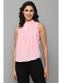 Allen Solly - Women Pink Solid Casual Top