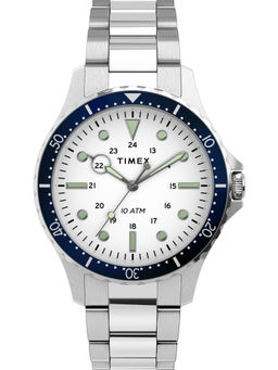Timex - Navi XL 41 mm Stainless Steel Bracelet Watch