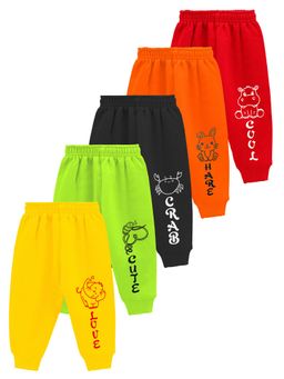 Kuchipoo - Regular Fit Boys Girls Joggers (Pack of 5)