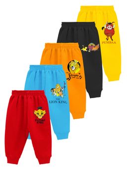 Kuchipoo - Cotton Blend Regular Fit Boys Girls Joggers (Pack of 5)