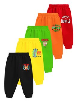 Kuchipoo - Regular Fit Baby Boys Joggers (Pack of 5)
