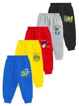 Kuchipoo - Regular Fit Baby Boys Joggers (Pack of 5)