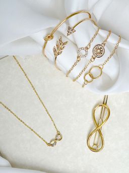 Joker and Witch - Aspen Gold Jewellery Set for Women
