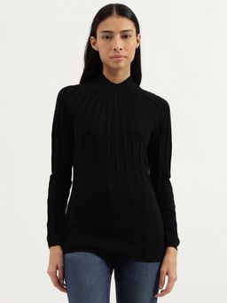 United Colors of Benetton - High Neck Ribbed Knitted Top