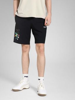 Puma - SUPER Graphic Men Black Shorts