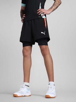 Puma - Individual 2-in-1 Men Black Padel Tennis Shorts