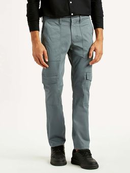 Levi's - Men's Grey Relaxed Fit Cargo