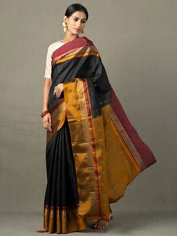 Fabindia - Silk Kanjeevaram Textured Sari