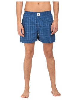 U.S. POLO ASSN. - Men Blue & Sky Blue I691 Natural Cotton Boxers (Pack of 2)