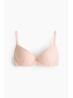 H&M - Women Pink Lace Super Push-Up Bra