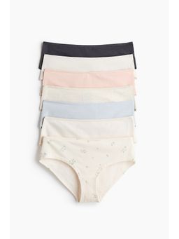 H&M - Women Blue 7-Pack Hipster Briefs