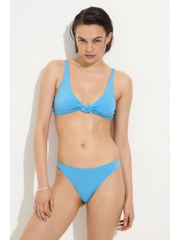 H&M - Women Blue Cheeky Bikini Bottoms