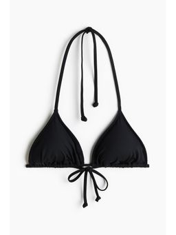 H&M - Women Black Padded Triangle Bikini Top