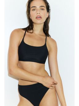 H&M - Women Black Sports Bikini Top