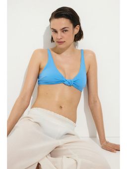 H&M - Women Blue Padded Bikini Top