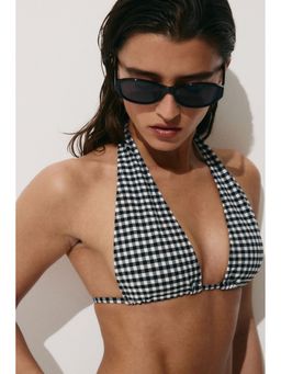 H&M - Women Black Triangle Bikini Top